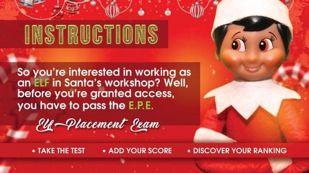 Elf Placement Exam image number null